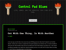 Tablet Screenshot of controlpadblues.com